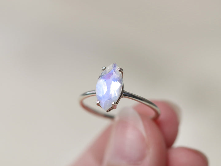 Moonstone Engagement Ring