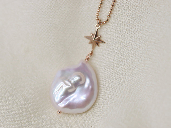 Celestial Baroque Pearl Necklace