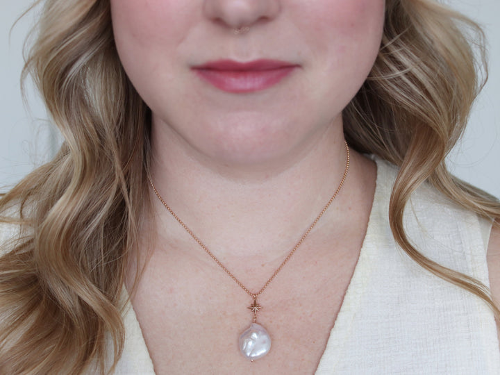 Celestial Baroque Pearl Necklace