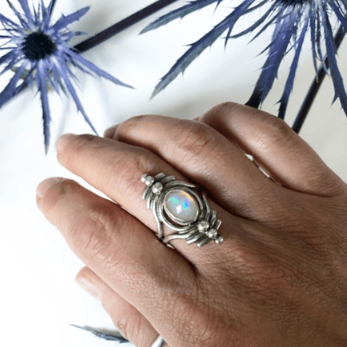 Opal Mini Portal Ring